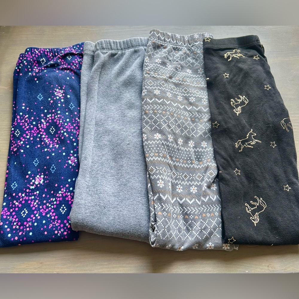 Set of (4) Girls Leggings